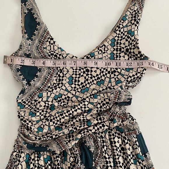 Anthropologie Maeve Jantina Mosaic Print Maxi Dress XS​​​​​​ - Picture 7 of 11